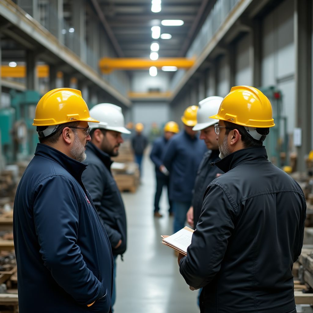 Visita a planta industrial de cliente